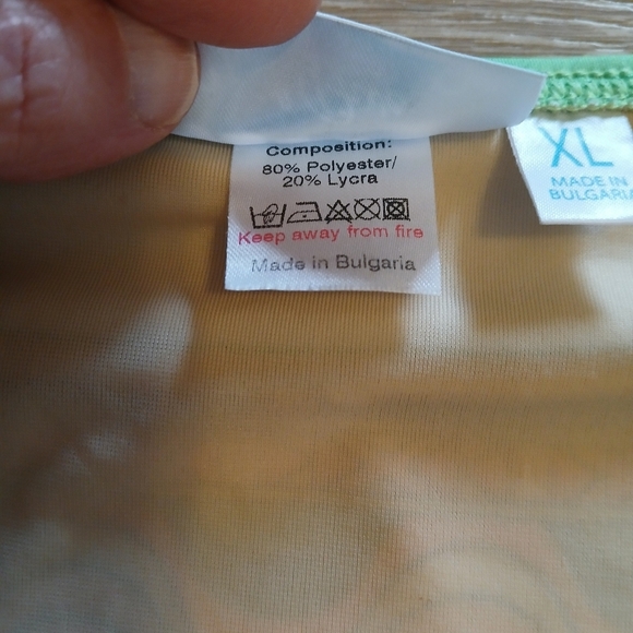 Modcloth High Dive Colorful High-Waist Bikini Bottoms Tropical XL - Picture 9 of 9